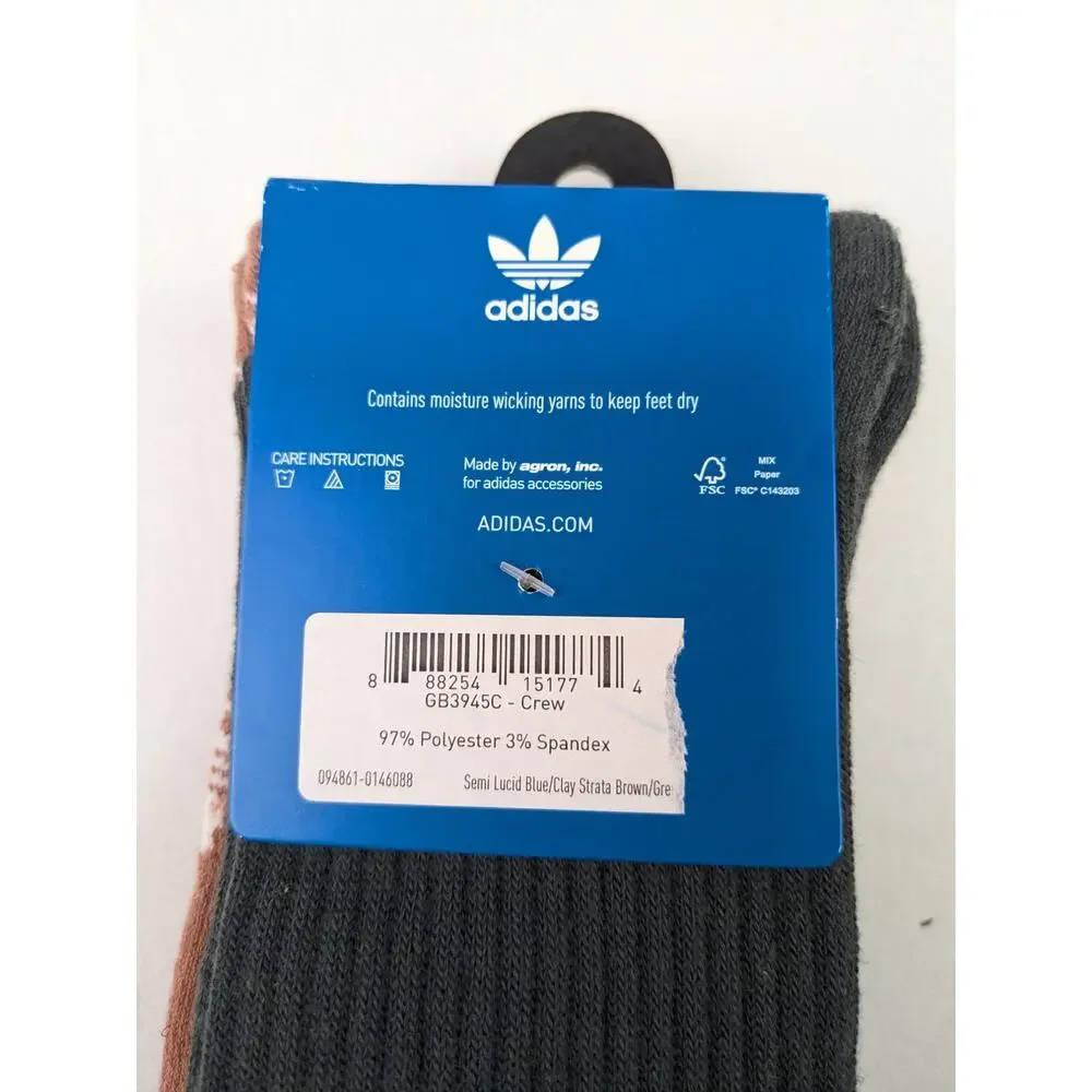 Adidas Men's Crew Socks - Picture 4 of 4